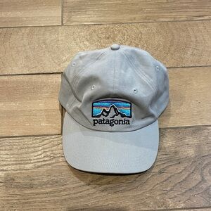 Patagonia Light Gray Hat with Logo